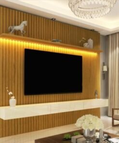 Home Nobre com Nicho 2.30m 85" - Naturale/Off White
