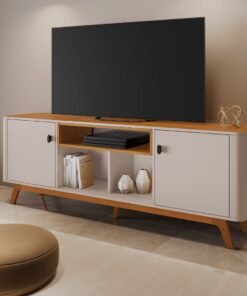 Rack Oslo 1.80m 70" - Off White/Cinamomo