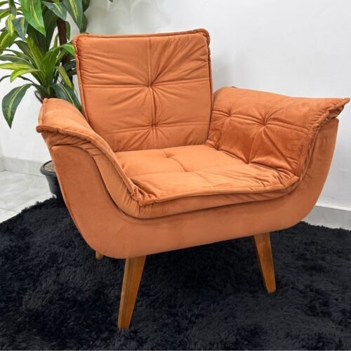 Poltrona Luna Innove - Terracota Veludão