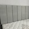 Cabeceira Clean Casal - Prata Veludo