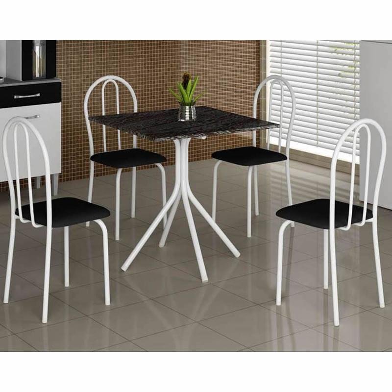 CONJUNTO MESA 4 CAD 70X70 SOMA