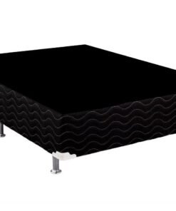 Base Box Pop Ortobom Casal Preto - 138x188x30