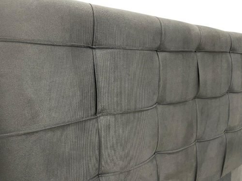 Cabeceira Silas Queen - Cinza Suede - Imagem 2