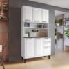 Armário Kit de Cozinha 1,05m Pratika - Branco