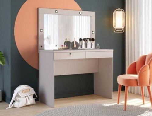 Camarim Penteadeira Capricho com espelho - Off White