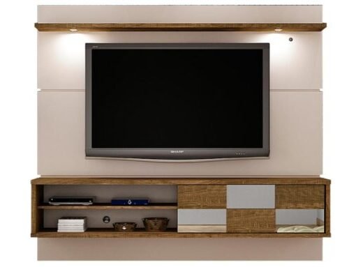 Alternative view of Home Suspenso Chicago 62" - Off white/Ipe