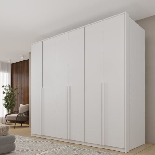 Guarda-Roupa Master 6 Portas e 6 Gavetas Tcil - Branco