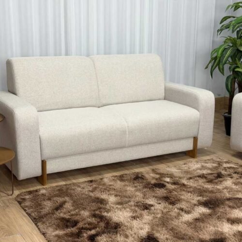 Sofá Ref.5430 3 Lugares 1.85m - Bege Linho