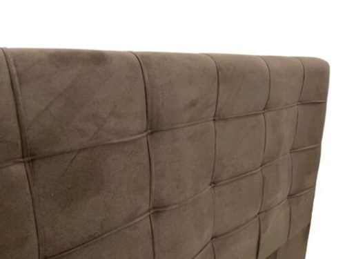 Alternative view of Cabeceira Silas Queen - Marrom Suede