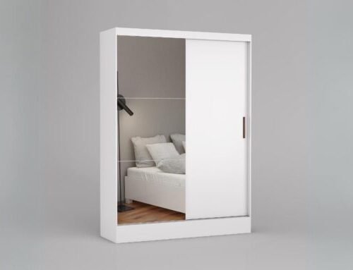 Alternative view of Guarda-Roupa Santiago c/ espelho 2 Portas e 2 Gavetas -  Branco
