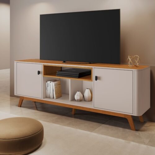 Rack Oslo 1.80m 70" - Off White/Cinamomo