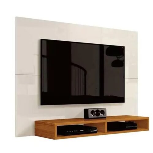 Alternative view of Painel Fox 43" - Off white/Cedro