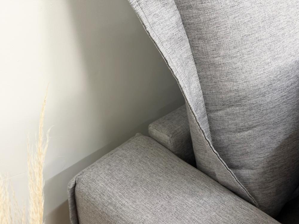 Sofá Cama Retrátil Reclinável Bolt 2.00m Mod.80 - Cinza Linho - Imagem 8