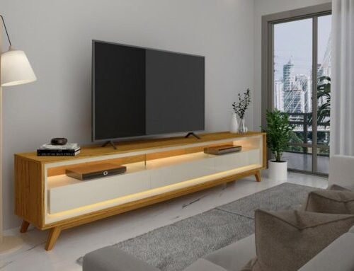 Rack Requinte 75" - Naturale/Off White