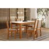 Mesa de Jantar Bellagio  Com 6 Cadeiras Clara - Freijo/Off White.