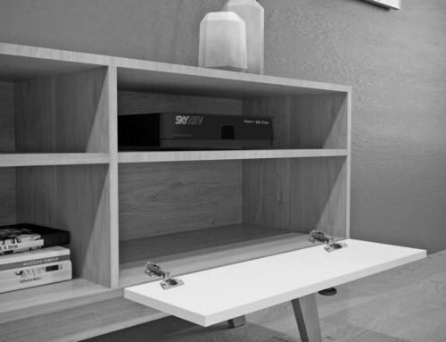 Alternative view of Rack Houston 50" - Off white/Cinamomo