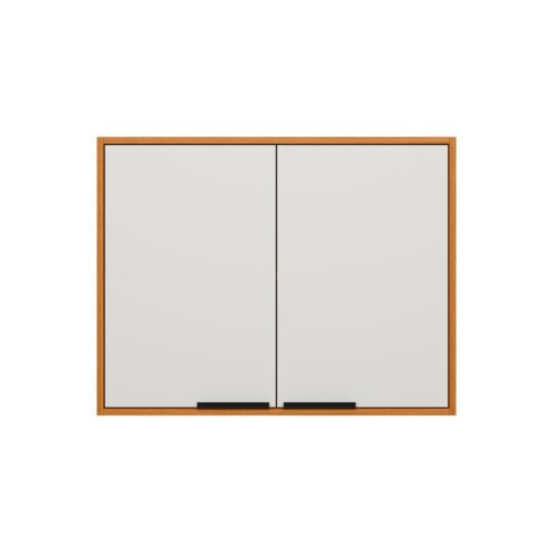 Armário de Cozinha Ravena 2 Portas 0.80m - Freijó/Off White