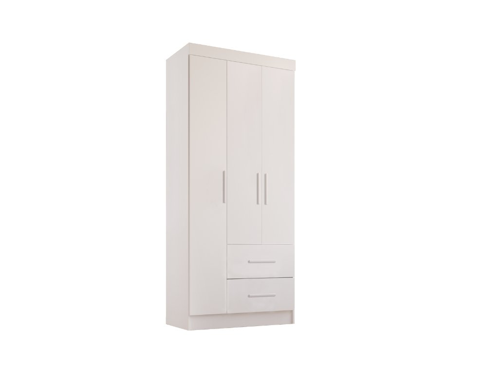 Guarda Roupa Estrela 3 portas - Branco - Imagem 3