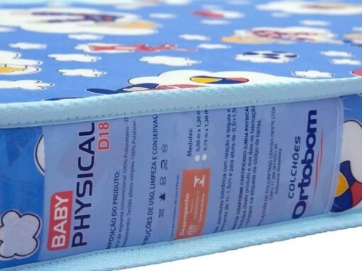 Colchão Baby Physical de Berço Nacional- 60x130x10 - Imagem 2