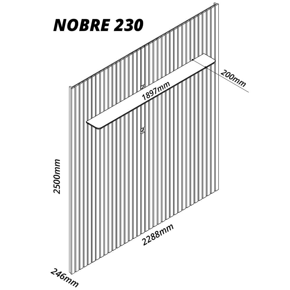 Painel Nobre 85" - Off White - Imagem 3