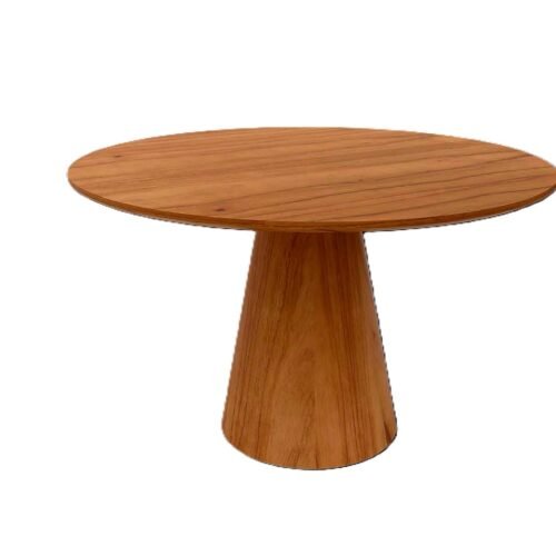 Mesa de Jantar Paris Circular 1.10x1.10 - Cinamomo Laminado