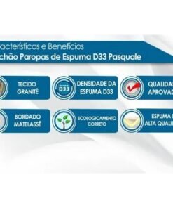 Alternative view of Colchão Pasquale Black D33 Casal - 138x188x18