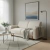 Sofá Ref.5430 2 Lugares 1.35m - Bege Linho