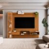 Torre Modular + Painel Plus + Nicho Tucumã 2.30m 75" - Nature