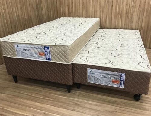 Cama box Light Sealed Solteiro com Auxiliar - 88x188x48