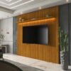 Painel Nobre c/ Prateleira e LED 1.85m 65" - Naturale