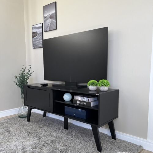Alternative view of Rack Lotus Preto 60" - Preto